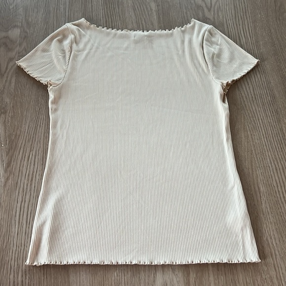 Ann Taylor | Cream Top | Size: Large - Picture 7 of 7